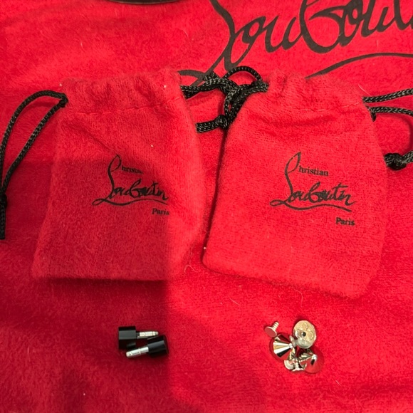 Christian Louboutin Studded Leather Ankle Boots – Black – Size 37.5 - Picture 16 of 16